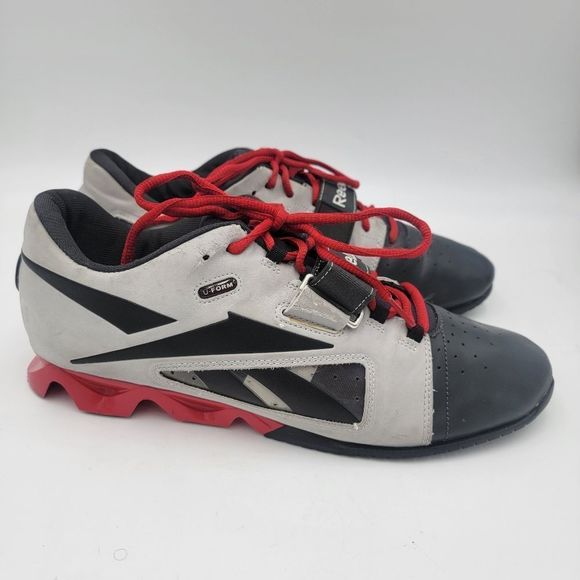 Reebok Crossfit Weightlifting Shoes Sneaker U-Form Lifter Plus Sz 13 Adjustable - Picture 5 of 12